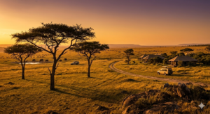Maasai Mara sunset landscape Zuri Atlas."